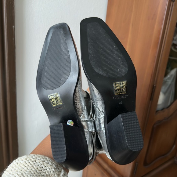 Caverly Milly Boot Crinkle Silver Size 39 - Picture 15 of 16